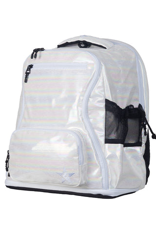 Luster in Cream Rebel Dream Bag Plus with White Zipper