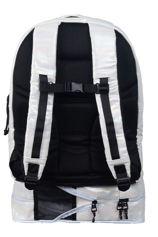 Luster in Cream Rebel Dream Bag Plus with White Zipper