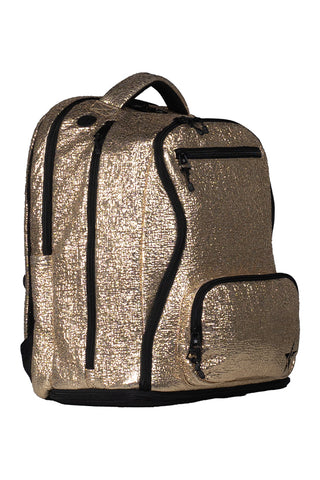 Tinsel in Gold Rebel Dream Bag Plus with Black Zipper