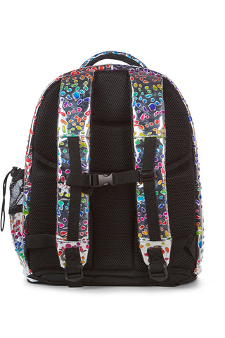 Rainbow Jungle Dream Bag Plus in Silver with White Zipper