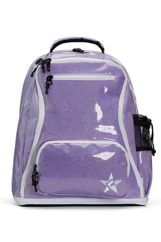 Glossy in Neon Purple Rebel Dream Bag Plus with White Zipper