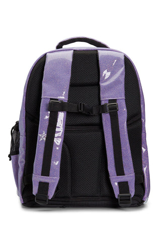Glossy in Neon Purple Rebel Dream Bag Plus with White Zipper