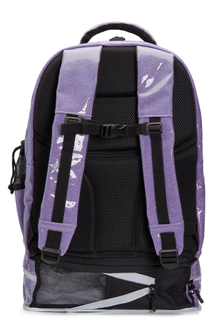Glossy in Neon Purple Rebel Dream Bag Plus with White Zipper