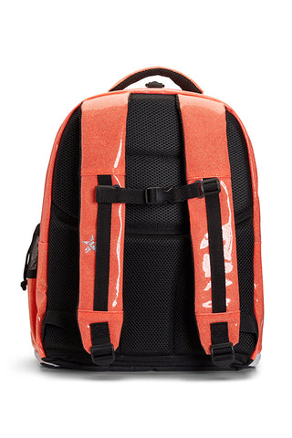 Glossy in Neon Orange Rebel Dream Bag Plus with White Zipper