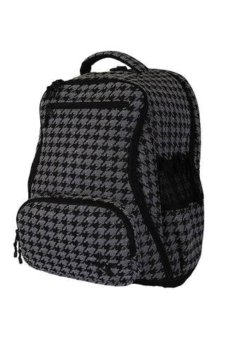 Black Houndstooth Dream Bag Plus in Black with Black Zipper