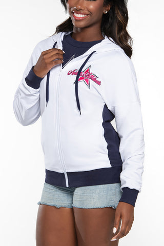 DCC Warm Up Jacket in White