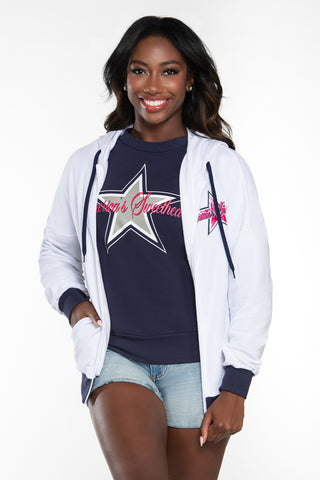 DCC Warm Up Jacket in White