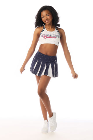DCC Criss Cross Sports Bra in White