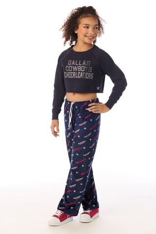 DCC Cropped Pullover in Navy