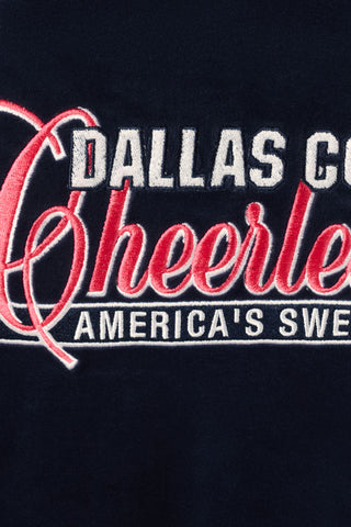 DCC Lace Up Pullover in Navy