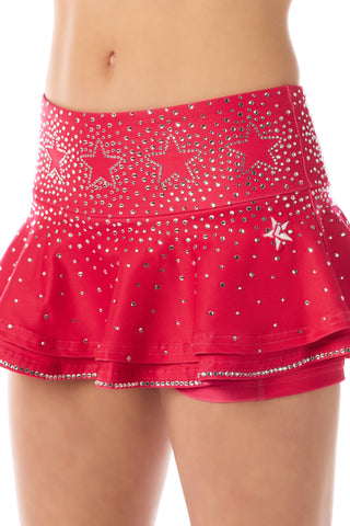 DCC Star Power Crystal Skirt in Hot Pink