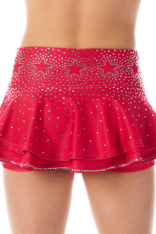 DCC Star Power Crystal Skirt in Hot Pink