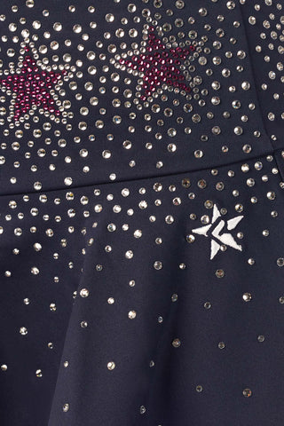 DCC Star Power Crystal Skirt in Navy