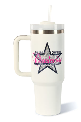 DCC Tumbler Water Bottle in White