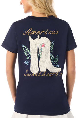 DCC White Boots America's Sweethearts Tee