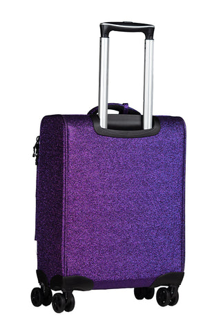 Amethyst Dream Luggage with White Zipper
