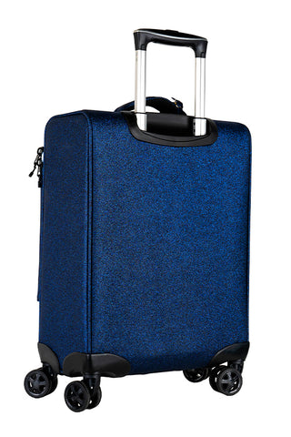 Navy Rebel Dream Luggage with White Zipper