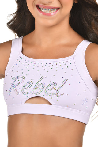 Dawn Sports Bra in Icy Lavender