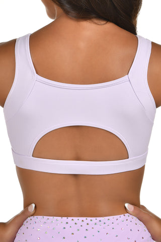 Dawn Sports Bra in Icy Lavender