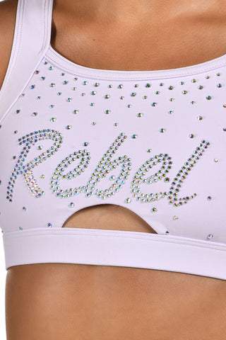Dawn Sports Bra in Icy Lavender