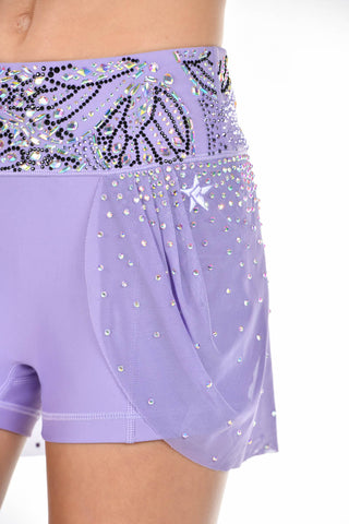 Crystal Couture Dreamflutter Short in Lavender