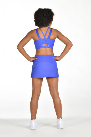 Dusk Skirt in Indigo Blue