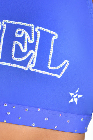 Dusk Sports Bra in Indigo Blue