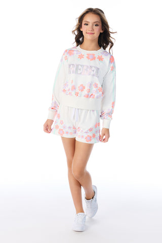 Elain Lounge Short in White