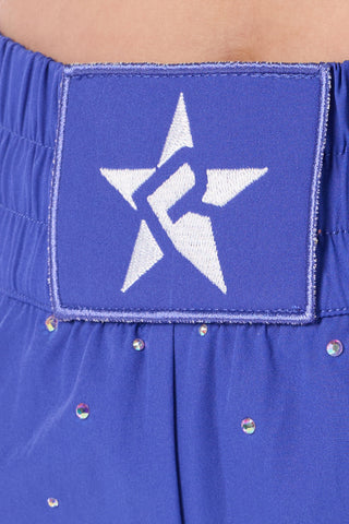 Ellie Crystal Sport Short in Indigo Blue