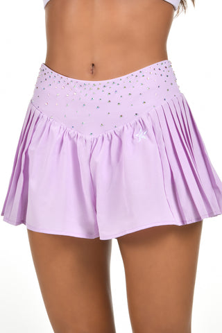 Elysia Short in Icy Lavender