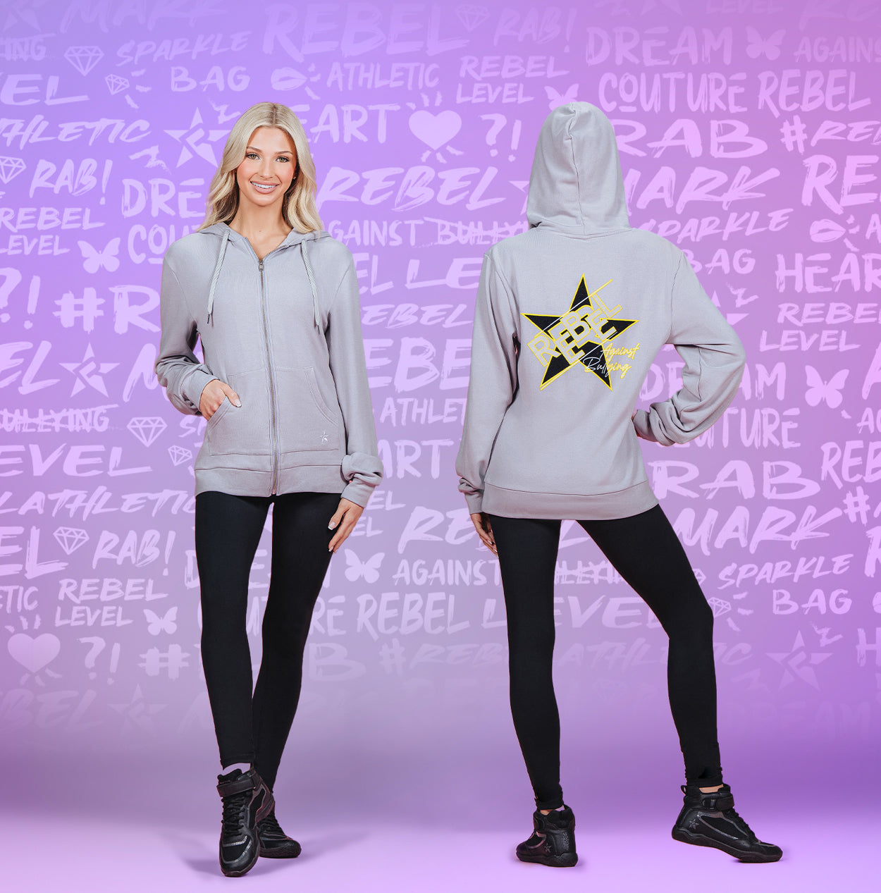 Rebel Athletic high quality Girls Hoodie - Large