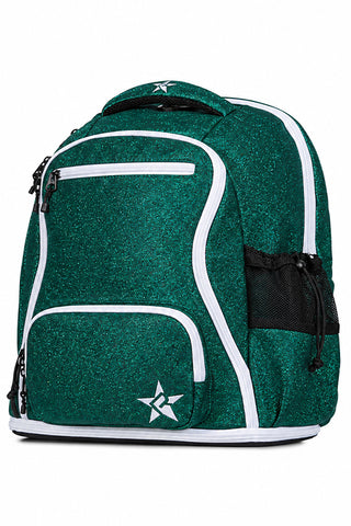 Emerald Green Rebel Dream Bag Plus with White Zipper