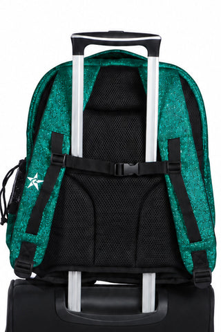 Emerald Green Rebel Dream Bag Plus with White Zipper