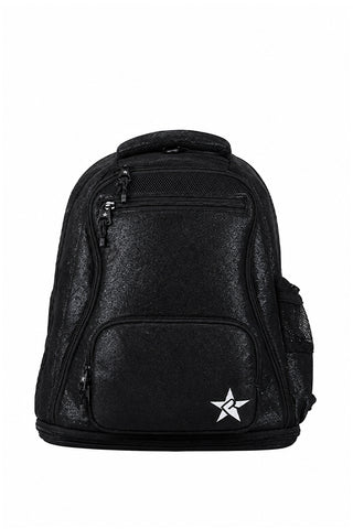 Faux Suede in Black Rebel Baby Dream Bag with Black Zipper