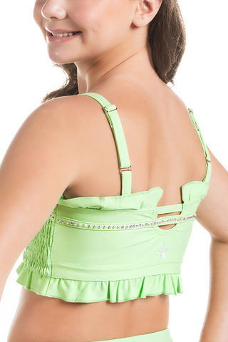 Halo Sports Bra in Pistachio