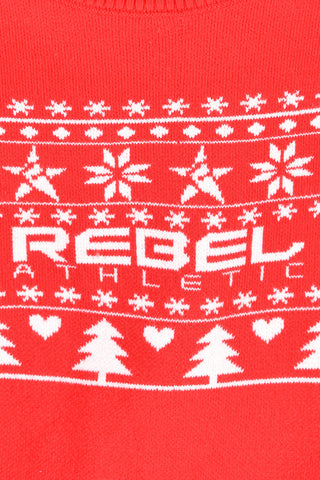 Holly Holiday Knit Sweater in Red