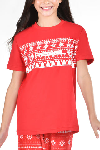 Holly Holiday Rebel Tee in Red