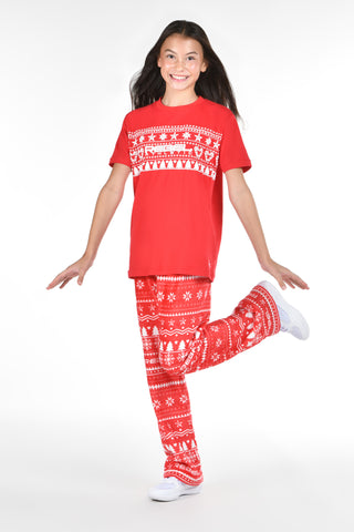 Holly Holiday Rebel Tee in Red