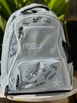 Signed Rebel Dream Bag in Light Blue Crystal
