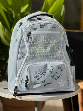 Signed Rebel Dream Bag in Light Blue Crystal