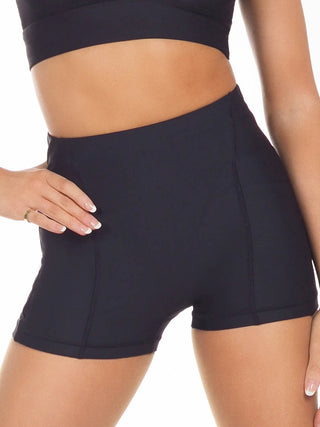Iconic Compression Shorts in Black