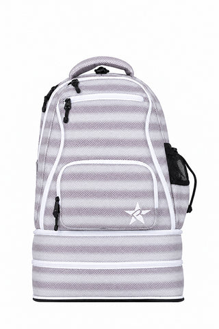 Illusion in Lavender Rebel Baby Dream Bag with White Zipper