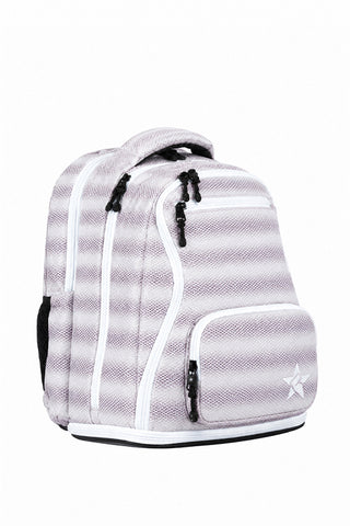Illusion in Lavender Rebel Baby Dream Bag with White Zipper