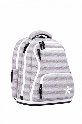 Illusion in Lavender Rebel Baby Dream Bag with White Zipper