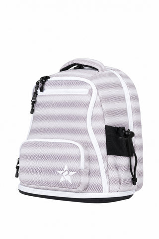 Illusion in Lavender Rebel Baby Dream Bag with White Zipper