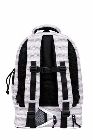 Illusion in Lavender Rebel Baby Dream Bag with White Zipper