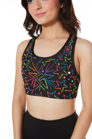 JewelLuxe Glow Getter Sports Bra