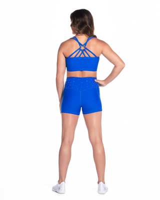 Skyburst Compression Short in Royal Blue