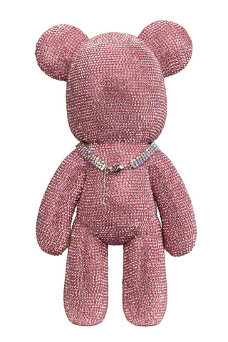 Rebel Collectable Crystal Bear in Pink