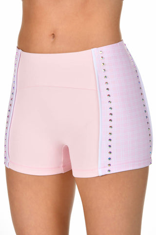Kadie Compression Short in Powder Pink